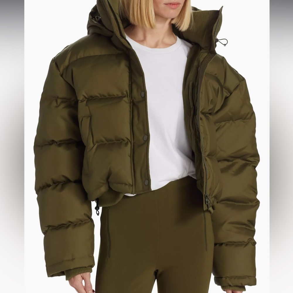 NWOT WARDROBE.NYC Cropped Down Puffer Jacket